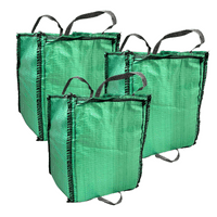 Green Garden Waste Bags 150 kg (45 x 45 x 56) cm Industrial Woven Polypropylene Material