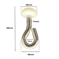 Heavy Duty Sliding Channel Eyelet