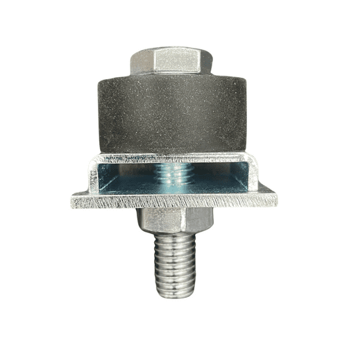 Heavy-Duty Trolley Roller Stopper for 41x41mm Strut Channel – Anti-Slip Rubber Bumper