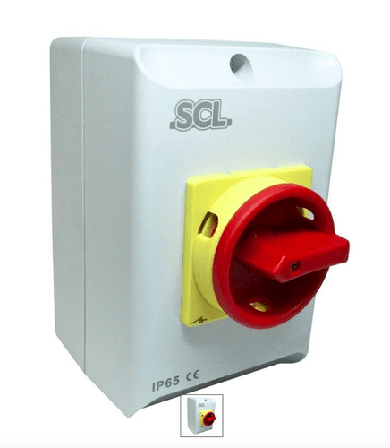 Isolator Rotary  SCL Enclosed 32Amp IP65