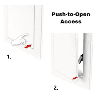 Metal Access Panel Door with Push-to-Open Access System Inspection Hatch Revision Door