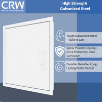 Metal Access Panel with Push Lock Door Inspection Hatch for Wall and Ceiling  - All Sizes
