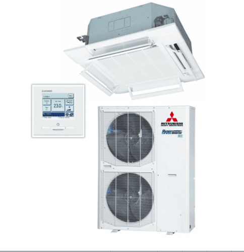 MHI Standard Cassette system 12.5kw R32- Hyper inverter- 1ph