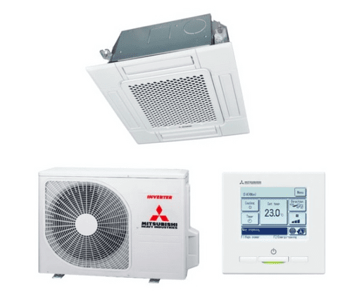 Mitsubishi Heavy Industries Compact Cassette system 2.5kw R32 - Premium inverter