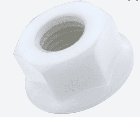 Nylon flanged washer back nut M10