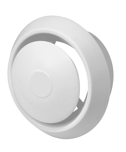 Plastic Air Vent Ceiling Diffuser with Integrated Air Flow Control Disc (AN)