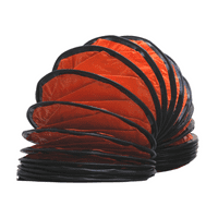 Portable Air Transfer Ducting Compact Fan Workshop Extractor Fan Heavy Duty 5Mt  All Sizes