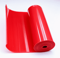 PVC Strip Roll Standard Smooth - Translucent Red