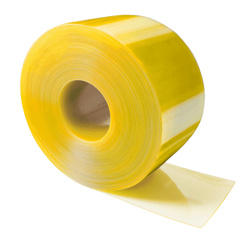 PVC Strip Roll Standard Smooth - Translucent Yellow