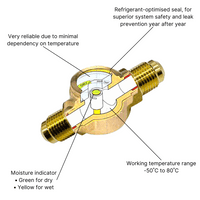 Refrigerant  Sight Glass Flare 1/2", 1/4", 3/8" (Male-Female)