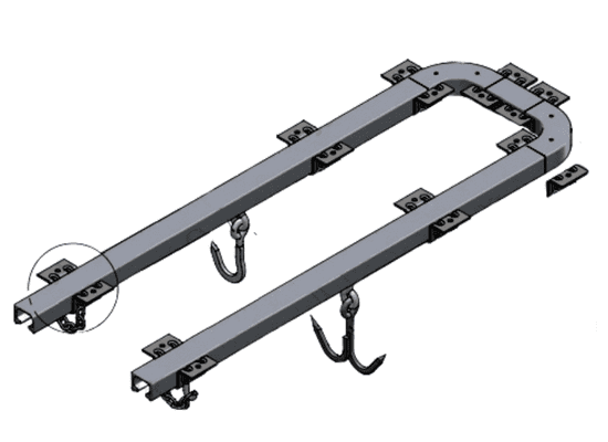 Sliding Meat Rail System