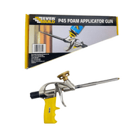 Soudal Gun Grade Expanding Foam 750ml X 3 with Everbuild P45 Metal Applicator Gun