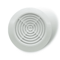 Ventilation Grille Round WHITE 4" 100mm Duct Extractor fan Bathroom