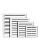 White air vent grille cover wall ducting ventilation grid