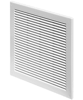 White air vent grille cover wall ducting ventilation grid