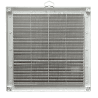 White air vent grille cover wall ducting ventilation grid