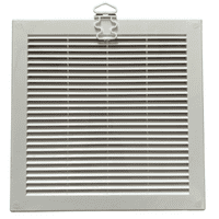 White air vent grille cover wall ducting ventilation grid