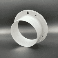 White Plastic Flange 5